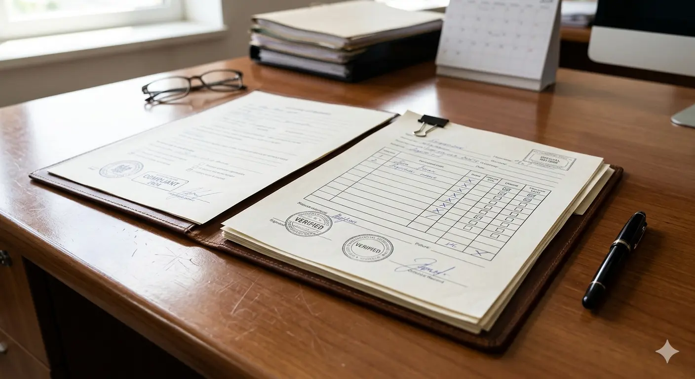 Legal compliance documents